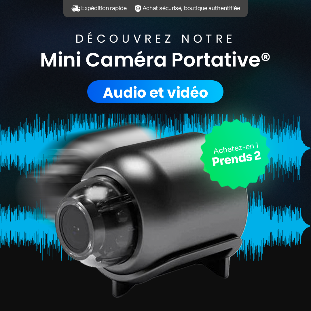 Mini Camera Portative - Achetez-en 1, Obtenez 2